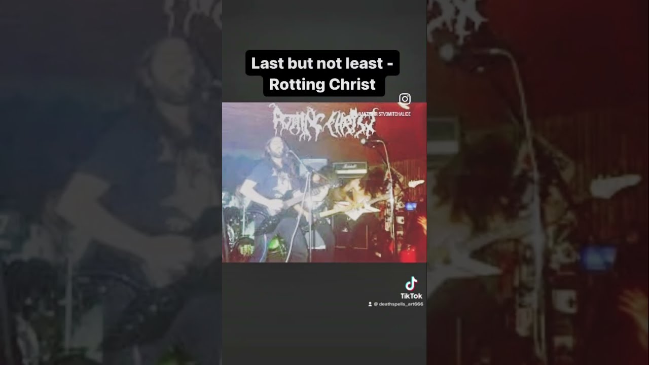 Fuck Christ Tour 1993!! #blackmetal #blasphemy #immortal #rottingchrist #90smetal #blackmetalgirl