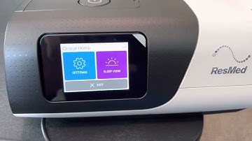 Turn Smart Start or Smart Stop On with the ResMed Airsense 11