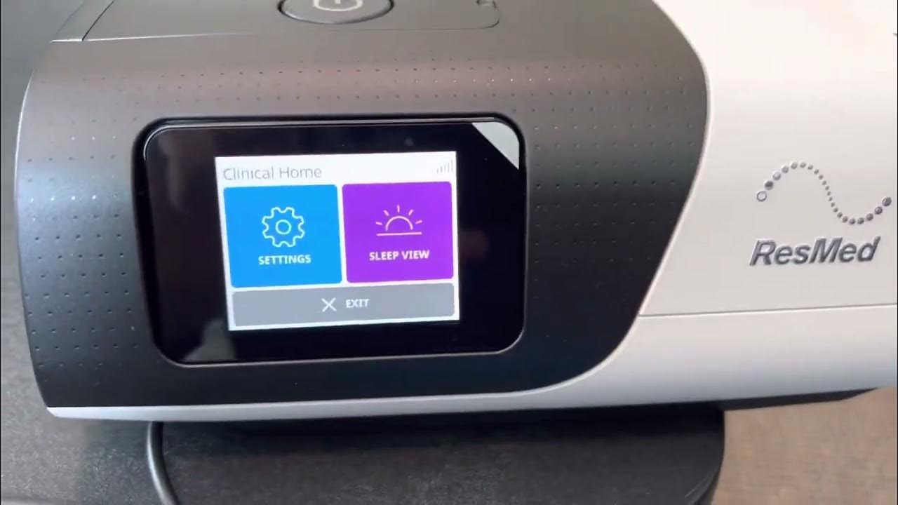 Turn Smart Start or Smart Stop On with the ResMed Airsense 11 YouTube