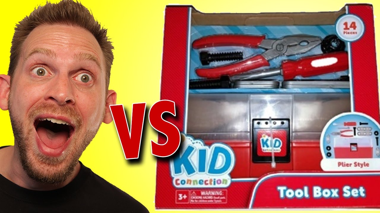 Kid Connection Tool Box Set Unboxing - YouTube