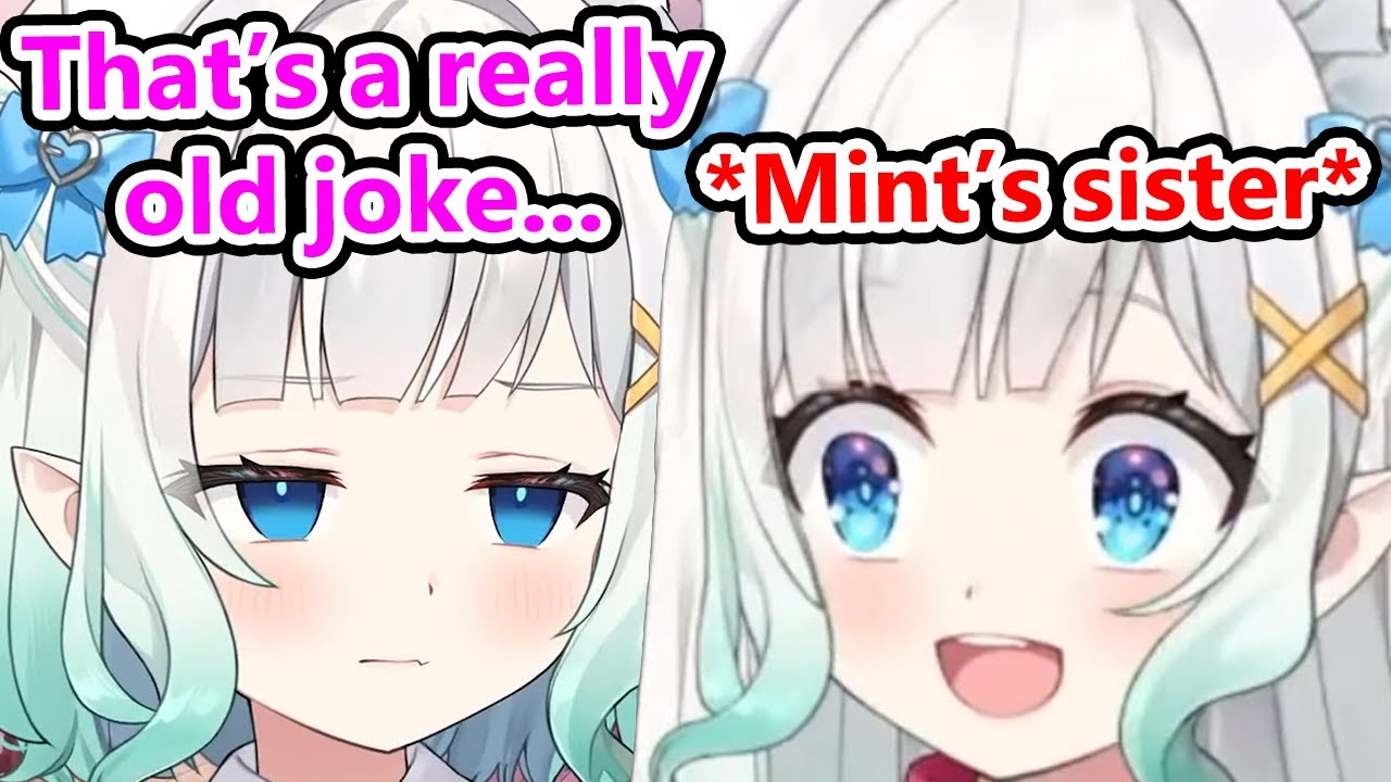 Mint's sister seems just as goofy as Mint