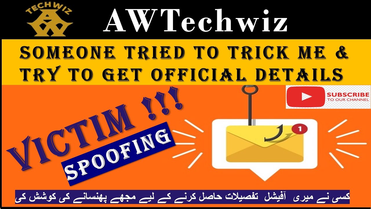 Scammer Tricked Me | Spoofing Email | Scam Email Alert! | Phishing Email Attack | AWTechwiz