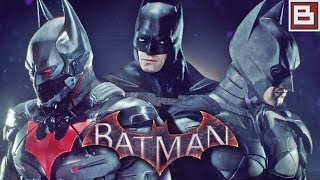 Batman: Arkham Knight - Обзор ТОПОВЫХ DLC - КОСТЮМЫ БЭТМЕНА ИЗ ФИЛЬМОВ И БЭТМОБИЛИ (Full HD) #1