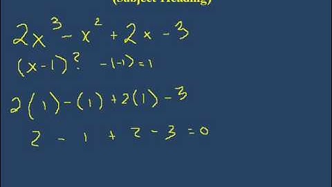 Precalculus mat142 Factor Theorem