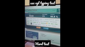 Typing test ssc cgl chsl #ssc #motivation #study #medical #ssccgl #sscchsl2022 #medical #army