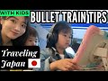 Le train  grande vitesse du japon avec des enfants conseils pour un voyage en douceur