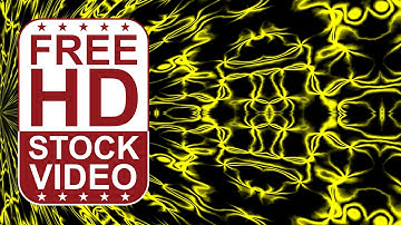 Free Stock Videos - abstract colorful green kaleidoscope fractals moving randomly 2D animation