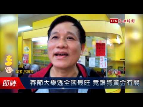 春節大樂透全國最旺 竟跟狗黃金有關 - 春節大樂透全國最旺 竟跟狗黃金有關