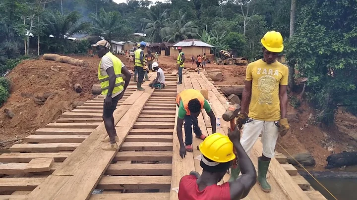 Watch How We Work On Gravel Road And How We Build Bridges
