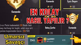 Umarsiz Savaşçi Komando Başarimini Yapmak Artik Çok Daha Kolay