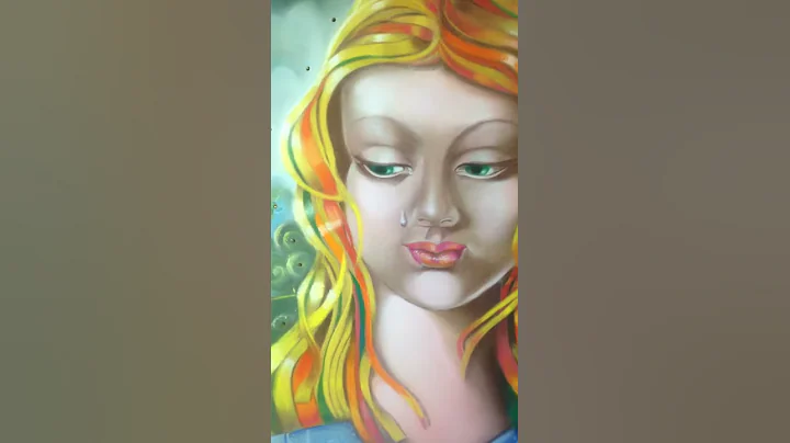 Aphrodite And The Bees: by Cherie Bender; Pastel  ...