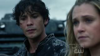 The 100 4x06 - Bellarke - 'She'll see how special you are'