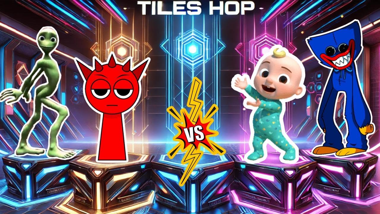 Alien Dance vs Sprunki vs CoComelon vs Poppy Playtime
