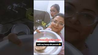 yummy allo paranta 😋#minivlog #vlog #dailyvlogging #trendingshorts