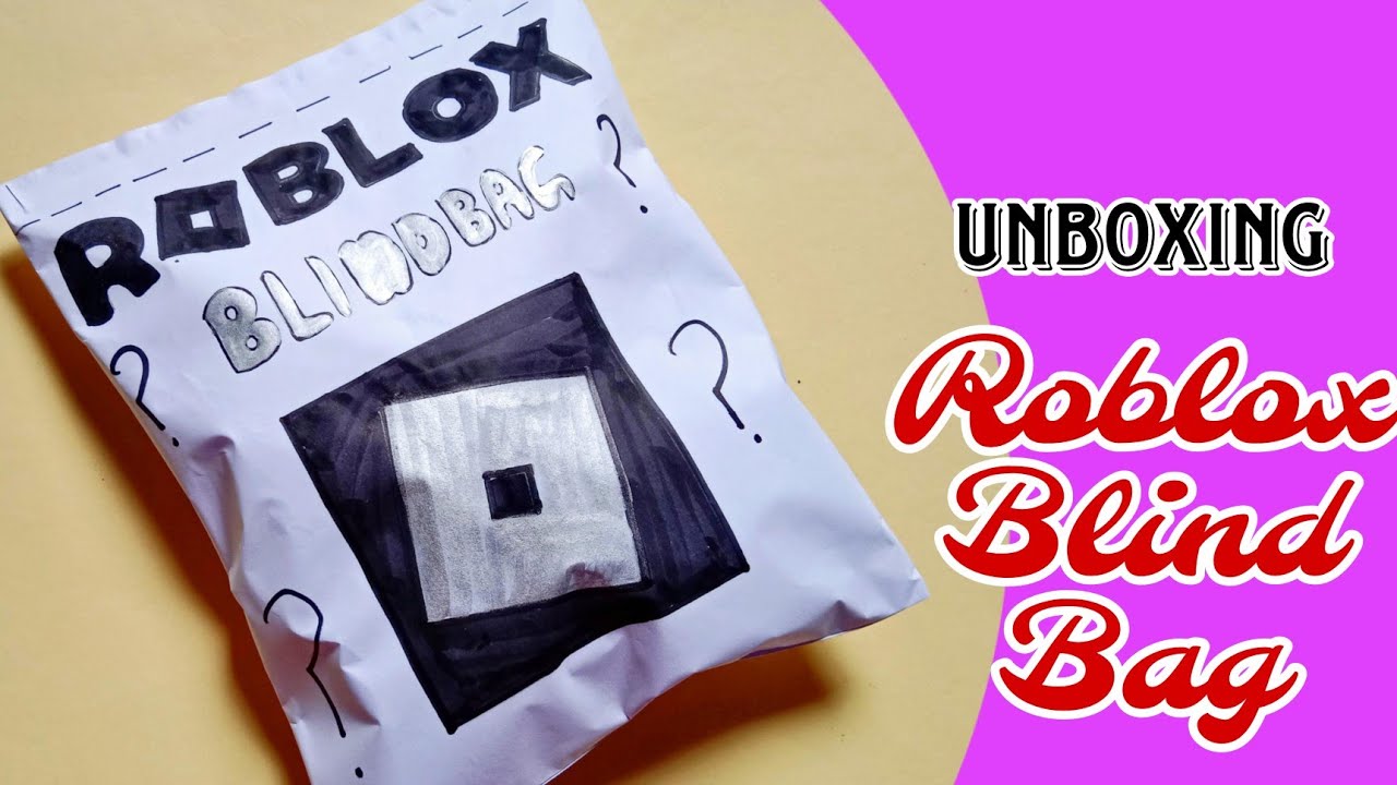 🖤 Blind bag paper 🖤/Unboxing Roblox Blind bag/ASMR opening blind bag/paper  diy 