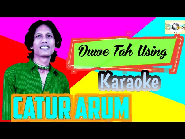 DUWE TAH USING - CATUR ARUM ( Video Music Karaoke) class=