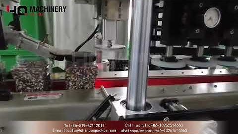 inline plastic jar cap tightener|YQ machinery automatic cap closing machine