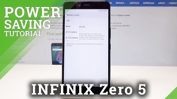 How to Save Power in INFINIX Zero 5 - Enable Battery Saver