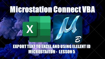 Excel to Microstation Connect  - VBA - Lesson 5 - Export Text to XL - Text Style Check - CAD QA