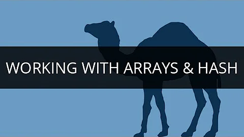 Working with Arrays & Hash | Array & Hash Tutorial | PERL Tutorial for Beginners | Edureka