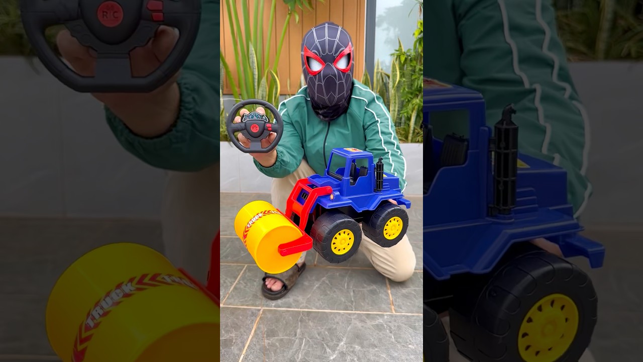 New remote control road Roller unboxing & testing