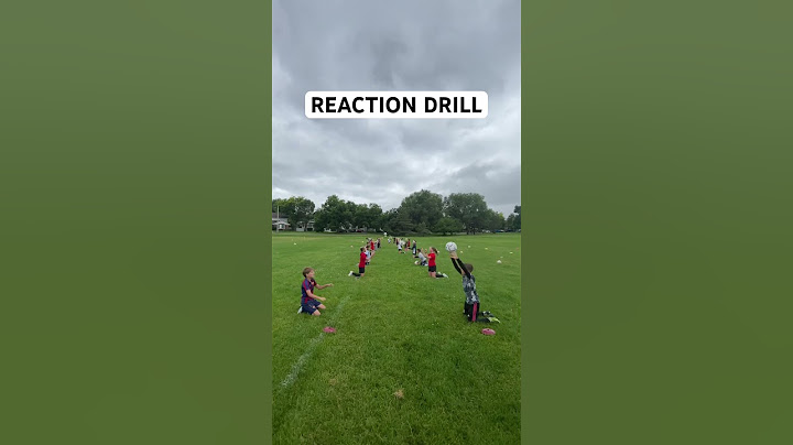 Fun Reaction Drill #soccer #drills #football #youth #camp