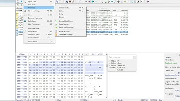 File Time hex offsets