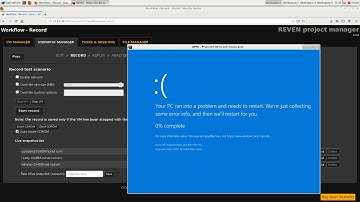REVEN - Recording a crash with the Project Manager