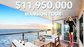 Ocean-View 11,950,000 Mansion Tour Malibu