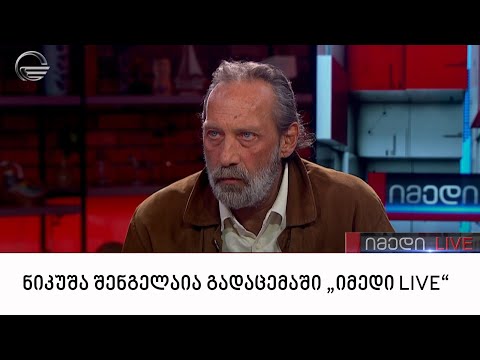 მხატვარი ნიკუშა შენგელაია გადაცემაში „იმედი LIVE“