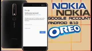 BYPASS FRP NOKIA 6 1 ANDROID V8 1 0 SKIP GOOGLE ACCOUNT 2018 LAST UPDATE