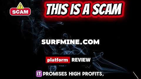 Surfmine.com Scam Alert — Fake Mining & Investment Platform Exposed