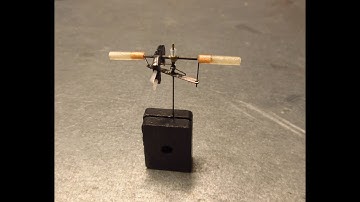 Variable pitch props for indoor airplanes.