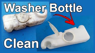 How to Clean Dirty Windscreen Washer Bottles (Coolant / Expansion Tanks) | Tech Tip 30