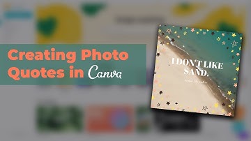 How to Create Podcast Cover Art + Photo Quotes with Canva