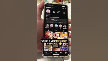 Check if your Instagram is HACKED 😢 #Instagram #hacked #instahack