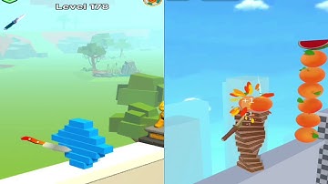 Master Slice vs Almost Cut - Very Satisfying and Relaxing ASMR Slicing Game