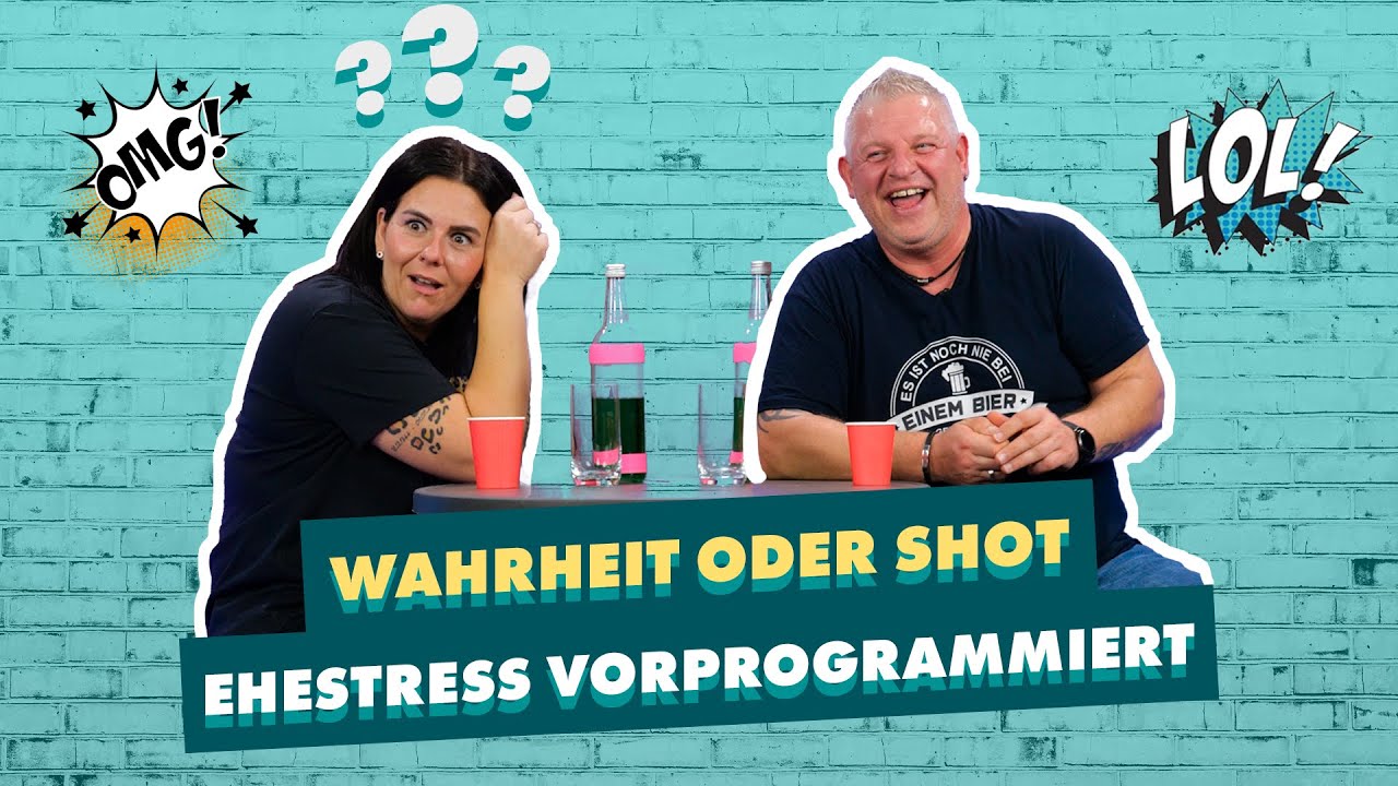 Ehestress vorprogrammiert mit Alicia und Chris bei WAHRHEIT oder SHOT 👩🏻‍❤️‍👨🏼🍾| WISSTIHRNOCH?