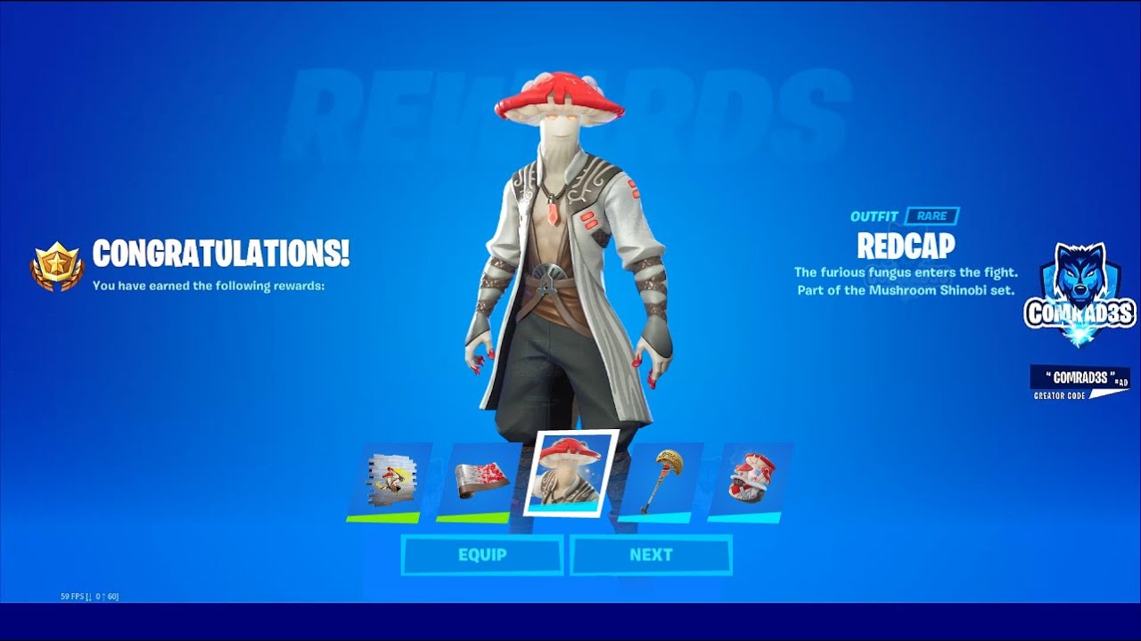 Fortnite Refer a Friend Gets Update with Redcap Skin