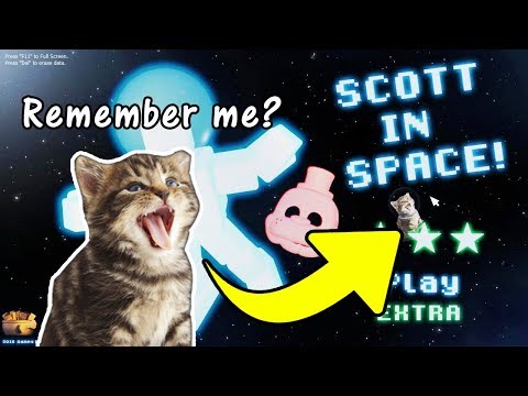 SCOTT IN SPACE! - Secret Kitten Game