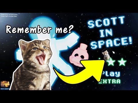 SCOTT IN SPACE! - Secret Kitten Game