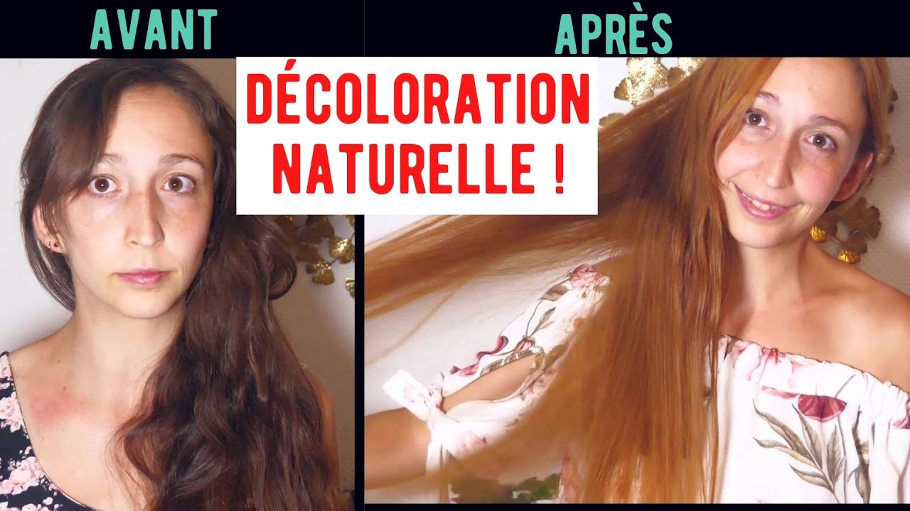 decoloration cheveux naturel