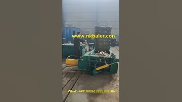 Scrap Metal Baling Press Machine