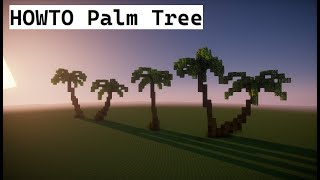 How to make Palm Tree - Minecraft Tutorial