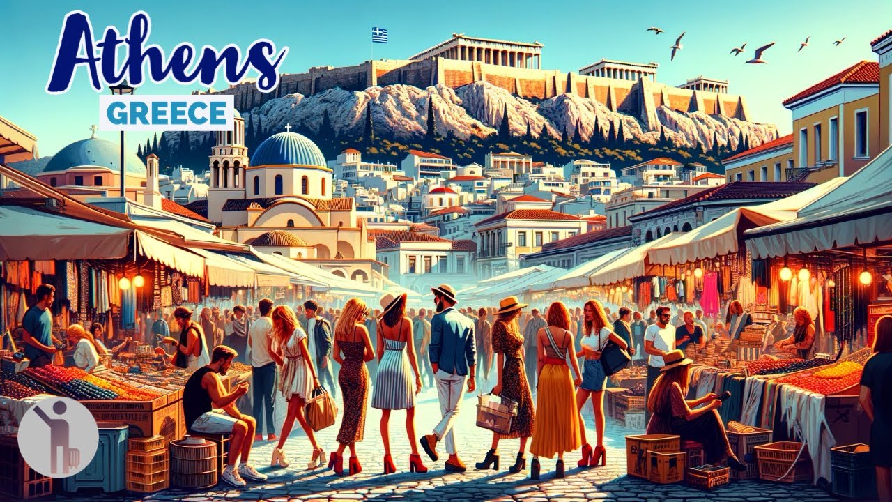 ⁣Athens (Αθήνα), Greece - 4K-HDR - July 2021 - Walking Tour - Tourister Tours