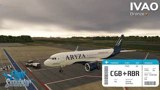 MSFS LIVE | A320 NEO | Cuiabá ✈ Rio Branco | AITrack | Aryza Virtual @zonadepousoll @AircraftBR