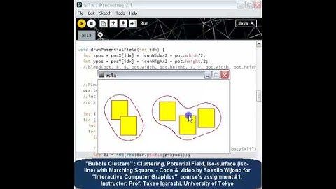Bubble Clusters - Interactive Computer Graphics