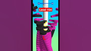 stack pop 3d game #shorts #funnyvideo #youtubeshorts #level 154😀😱😀😱