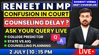 NEET 2025 Latest News Update | RENEET Stay For 75 Students in MP | Shobhit Sir #neet2025result
