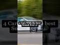 Cars With the best sound Ever 🔊 #carculture